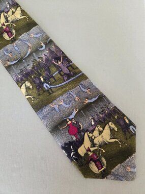 Audry Buckner Circus Art Silk Tie
